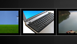 Scrollable thumb menu Scrollable thumb menu