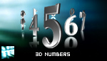 3D Metalic Rotating Numbers