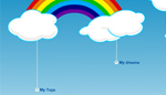Clouds and baby