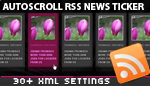 AutoScroll RSS News Ticker 