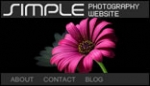 Simple Photography Website Template Simple Photography Website Template