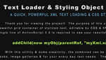 AS3 Text Loader and Styling Object with XML CSS