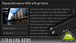 Scrolling News Reader Widget Scrolling News Reader Widget